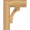 Ekena Millwork Westlake Block Rough Sawn Bracket w/ Offset Brace, Western Red Cedar, 6"W x 14"D x 18"H BKT0604X14X18WTL05RWR - alternate 4